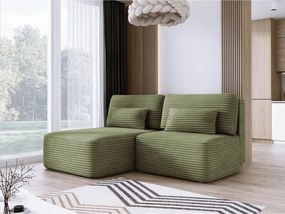 Narożnik TILIA wolnostojący układ L strona Lewa z funkcją spania w tkaninie Tilia 37