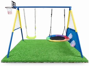 Dziecięca huśtawka ogrodowa 4w1 K0-S81