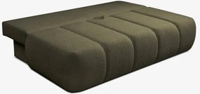Sofa z Funkcją Spania SARIA Oliwkowa Boucle Nowoczesna