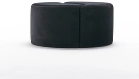 Stołek Alis Pouf Czarny