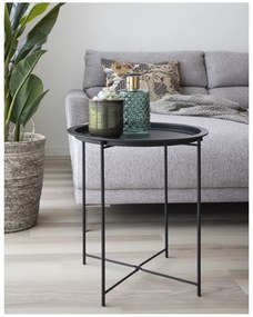 Metalowy okrągły stolik ø 47 cm Bastia – House Nordic
