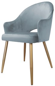 Krzesło obrotowe Velvet podstawa złota BL06