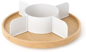 Naturalny drewniany organizer łazienkowy Bellwood – Umbra