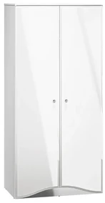 Szafa GLAMOUR 08 2D biały połysk ML MEBLE
