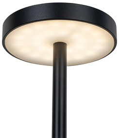 Zewnetrzna Set of 2 Outdoor Table Lamps Black Incl. LED and Dimmer Rechargeable - DupontDesignerski Oswietlenie zewnetrzne