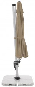 ACTIVE 370 cm - wahadłowy parasol ogrodowy z drążkiem bocznym : Substancja Desen - 846
