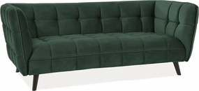 Sofa CASTELLO VELVET 3 zielona