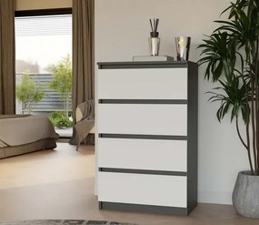 Nowoczesna komoda z szufladami antracyt G9-G17