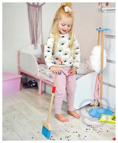 Tooky toy drewniany zestaw do sprzątania dla dzieci 6 el.