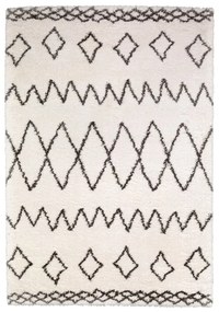 Biały dywanik łazienkowy 60x110 cm Berber – Tomasucci