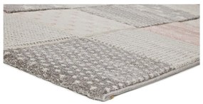 Różowy dywan dziecięcy odpowiedni na zewnątrz Universal Toys Pink, 120x170 cm