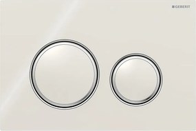 Geberit 115.884.JL.1 - przycisk spłukujący Sigma50 24,6x16,4 cm piaskowo-szary / chrom błyszczący