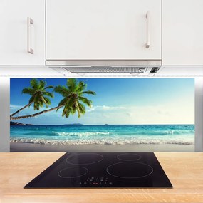Panel nad blat kuchenny Tropikalna Palma na Wybrzeżu