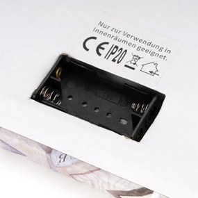 Podświetlany obraz LED - 5 diod LED, 30 x 30 cm