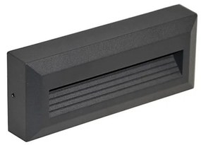 LED Oświetlenie schodowe zewnętrzne KORA LED/1,2W/230V IP54 4000K antracyt