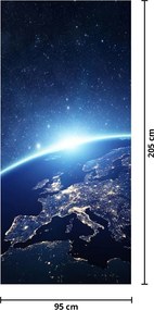 Fototapeta na drzwi - Planeta Ziemia (95x205cm)