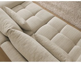 Beżowa sofa z tkaniny szenilowej 264 cm Ivane – Bobochic Paris