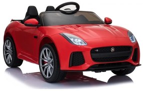 Auto na akumulator jaguar f-type czerwony lakier