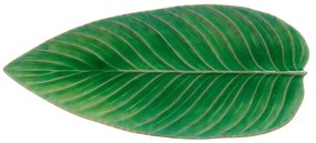 Zielony kamionkowy półmisek Costa Nova Riviera, 40x17 cm