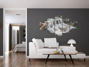 Obraz wodospadów (125x70 cm)