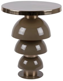 Metalowy okrągły stolik ø 46 cm Tess – Leitmotiv