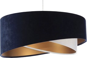 Granatowo-złota lampa wisząca nad stół - 4X EX995 A9-T90