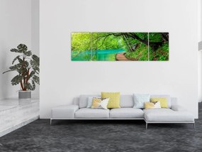 Obraz - Jeziora Plitwickie (170x50 cm)