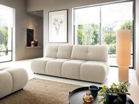 Masseno Sofa CORSO z funkcją spania i pojemnikiem na pościel, Rozkładana sofa - Beżowy, NOW OR NEVER 03