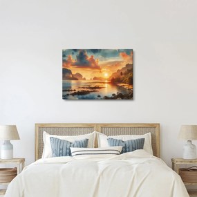 Obraz - Widok z plaży (70x50 cm)