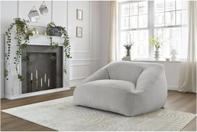 Jasnoszary worek do siedzenia z imitacji futra Lilibet – Bobochic Paris