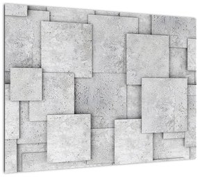 Obraz - Abstrakcja płytek betonowych (70x50 cm)