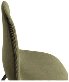 Zielone tapicerowane krzesła zestaw 4 szt. Minka – Marckeric