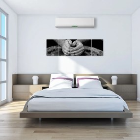 Obraz czarno-biały - garncarstwo (170x50 cm)