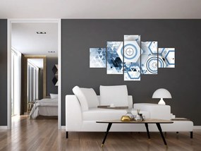 Obraz - Abstrakcja geometryczna (125x70 cm)