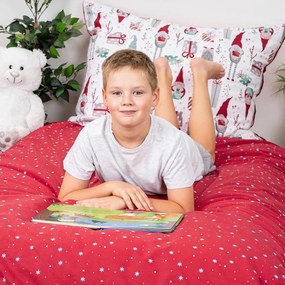 4Home Pościel bawełniana Christmas Elf, 140 x 200 cm, 70 x 90 cm