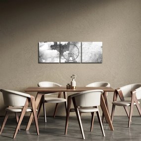 Obraz - Vintage pocztówka miasta N⁰3 (z zegarem) (90x30 cm)
