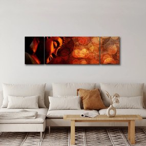 Obraz - Budda w odcieniach czerwieni (170x50 cm)