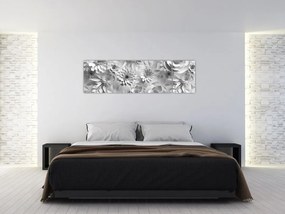 Obraz - Białe kwiaty (170x50 cm)