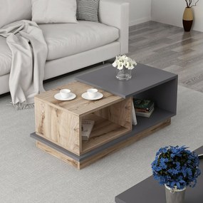 Stolik konferencyjny Concept Anthracite and Oak