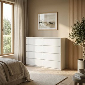 Komoda NUDO 120 cm do Salonu Sypialni Biały