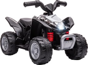 AIYAPLAY Elektroquad, Kinderquad, 2,8 km/h, Reflektor LED, dla 1,5-3 lata, czarny, 65,5 x 38,5 x 43,5cm