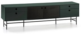 Czarno-zielony stolik pod TV Teulat Punto
