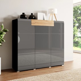 Komoda IBIZA 147 cm do Salonu Sypialni z Szufladą Antracyt