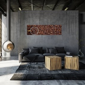 Obraz - ziarna kawy (170x50 cm)