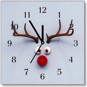 Zegar ścienny Renifer Rudolf Świeta