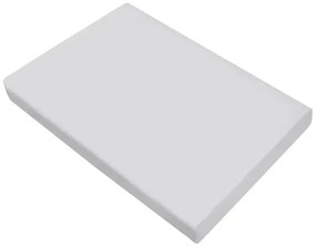 Prześcieradło satynowe bez gumki Bielbaw 220x210 jasnoszare GRENO