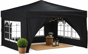 Namiot Ogrodowy Czarny Z Biały Połysk P8-W98