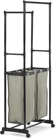 Stojak z miejscem do przechowywania GD-176 BK, plastik, czarny