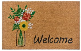 Wycieraczka z włókna kokosowego 75x45 cm Hello &amp; Flowers – Hanse Home