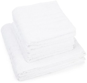 Zestaw ręczników „Classic” biały, 4 szt. 50 x 100 cm, 2 szt. 70 x 140 cm, 4 szt. 50 x 100 cm, 2 szt. 70 x 140 cm